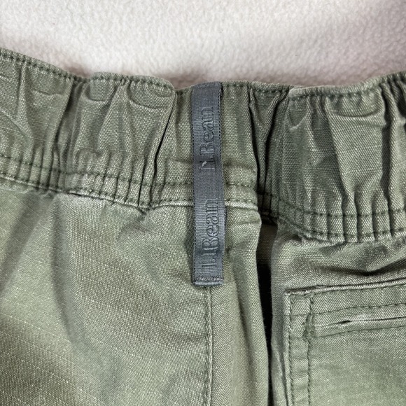 LL Bean Explorer Ripstop Pants Medium Black Drawstring Stretch Hiking Gorpcore - Picture 9 of 10